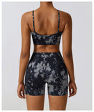 Custom Printing Seamless High Waist Shorts Crop Bra Lightweight Soft Breathable Stretchy Yoga Set