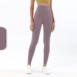 Brush Nude Felling Fabric High Waist Yoga Leggings