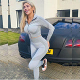 2022 new fashion seamless Yoga Sets Two Piece Outfits stretch Workout Active Wear running Sets