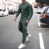Athletic Sweatsuits Men's Tracksuit 2 Piece Casual Jogging Sport Suit Sets