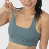 2 Piece Tracksuit Workout Outfits High Waist Leggings and Stretch Sports Bra Set