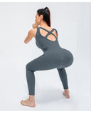 Sexy Bodycon Sleeveless V Neck One Piece Jumpsuit Romper