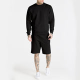 2022 Sportswear Long Sleeve Hoodie and Shorts Set Men's  Outfits  2 Piece Tracksuit