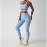 High Waisted Soft Material Butt Lifting Recycled Yoga Pants