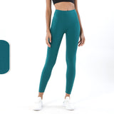 Brush Nude Felling Fabric High Waist Yoga Leggings