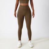 High Waisted Soft Material Butt Lifting Recycled Yoga Pants