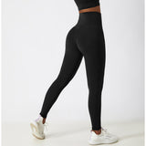 High Waisted Soft Material Butt Lifting Recycled Yoga Pants