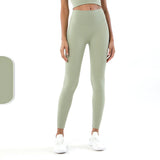 Brush Nude Felling Fabric High Waist Yoga Leggings