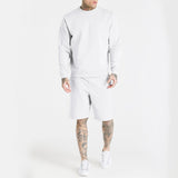 2022 Sportswear Long Sleeve Hoodie and Shorts Set Men's  Outfits  2 Piece Tracksuit