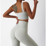 High Waisted Soft Material Butt Lifting Recycled Yoga Pants