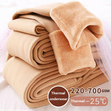 Women Fleece Lined Underwear Soft Thermal Pants