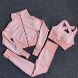 2022 new fashion seamless Yoga Sets Two Piece Outfits stretch Workout Active Wear running Sets