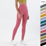 Brush Nude Felling Fabric High Waist Yoga Leggings