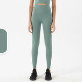 Brush Nude Felling Fabric High Waist Yoga Leggings