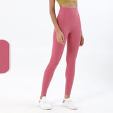 Brush Nude Felling Fabric High Waist Yoga Leggings