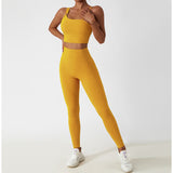 High Waisted Soft Material Butt Lifting Recycled Yoga Pants