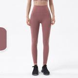 Brush Nude Felling Fabric High Waist Yoga Leggings