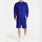 2022 Sportswear Long Sleeve Hoodie and Shorts Set Men's  Outfits  2 Piece Tracksuit