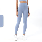 Brush Nude Felling Fabric High Waist Yoga Leggings