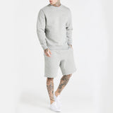 2022 Sportswear Long Sleeve Hoodie and Shorts Set Men's  Outfits  2 Piece Tracksuit
