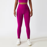 High Waisted Soft Material Butt Lifting Recycled Yoga Pants