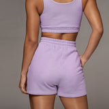 Women Sweat Cotton Shorts Running Sweatpants with Pockets