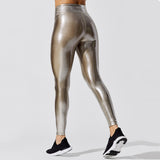 Womens Faux Leather Sexy Shiny Leggings Pants