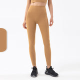 Brush Nude Felling Fabric High Waist Yoga Leggings