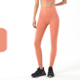Brush Nude Felling Fabric High Waist Yoga Leggings