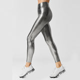Womens Faux Leather Sexy Shiny Leggings Pants