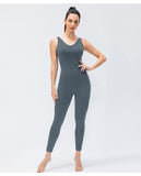 Sexy Bodycon Sleeveless V Neck One Piece Jumpsuit Romper