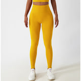 High Waisted Soft Material Butt Lifting Recycled Yoga Pants