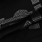 Oversized Rhinestone Skeleton Graphic Zip Up Hallowmas Hooded Sweatshirt Streetwear Jacket