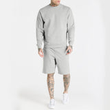 2022 Sportswear Long Sleeve Hoodie and Shorts Set Men's  Outfits  2 Piece Tracksuit