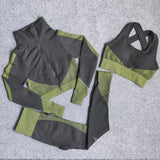 2022 new fashion seamless Yoga Sets Two Piece Outfits stretch Workout Active Wear running Sets