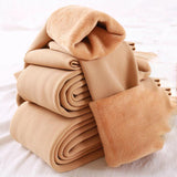 Women Fleece Lined Underwear Soft Thermal Pants