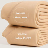 Women Fleece Lined Underwear Soft Thermal Pants