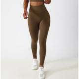 High Waisted Soft Material Butt Lifting Recycled Yoga Pants