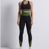 2022 new fashion seamless Yoga Sets Two Piece Outfits stretch Workout Active Wear running Sets