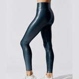 Womens Faux Leather Sexy Shiny Leggings Pants