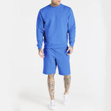 2022 Sportswear Long Sleeve Hoodie and Shorts Set Men's  Outfits  2 Piece Tracksuit