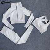 2022 new fashion seamless Yoga Sets Two Piece Outfits stretch Workout Active Wear running Sets