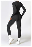 Loq MOQ Fashion Gym wear Fitness Long Sleeve Top Leggings Clothing Yoga Set
