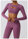 High Stretchy Comfortable Leggings Gym Fitness Nude Skin Waistcoat Bra Set Quick Dry Women Yoga 3 Pieces Set