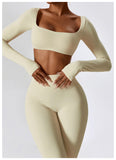 Custom Woman Sport Tank Top Wide Leg Yoga Pants High Waist Pants Yoga Set