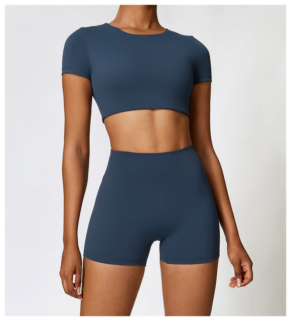 Wholesale Fitness Women Gym Clothes Kit 2 Pieces Sweat Suit