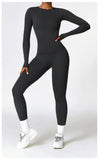 Loq MOQ Fashion Gym wear Fitness Long Sleeve Top Leggings Clothing Yoga Set