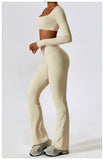 Custom Woman Sport Tank Top Wide Leg Yoga Pants High Waist Pants Yoga Set