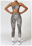 Custom Logo Tie Dye Sports Seamless Bra And Legging Outfit Workout Yoga Fitness Wear Sets For Women