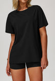 Oversize O Neck Cool Feeling Activewear T-shirt
